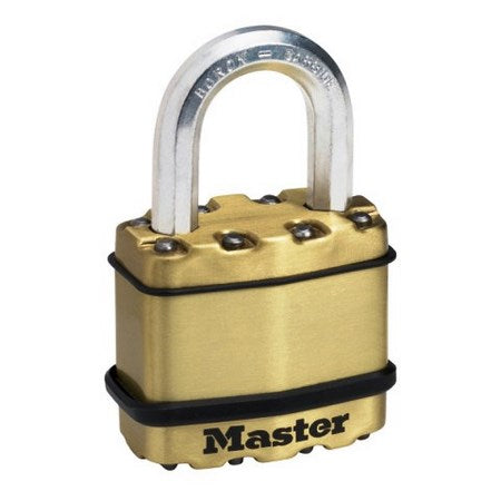 PADLOCK MAS EXL 45MM BRASS SHA MA455002