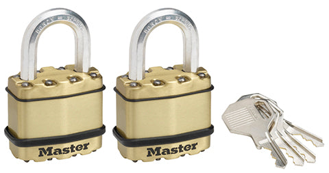 PADLOCK MAS EXL 45MM LAM BRASS OCT 2KA