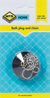 MTS HOME  BATH PLUG & CHAIN BLACK