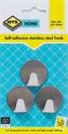 MTS HOME SMALL ROUND STAINLESSSTEEL HOOK