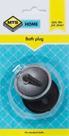 MTS HOME  BATH PLUG BLACK 2PC