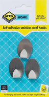 MTS HOME SMALL OVAL S/STEEL HOOK 3PIECE