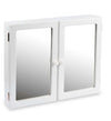 MTS HOME  DOUBLE BATHROOM CABINET WHITE
