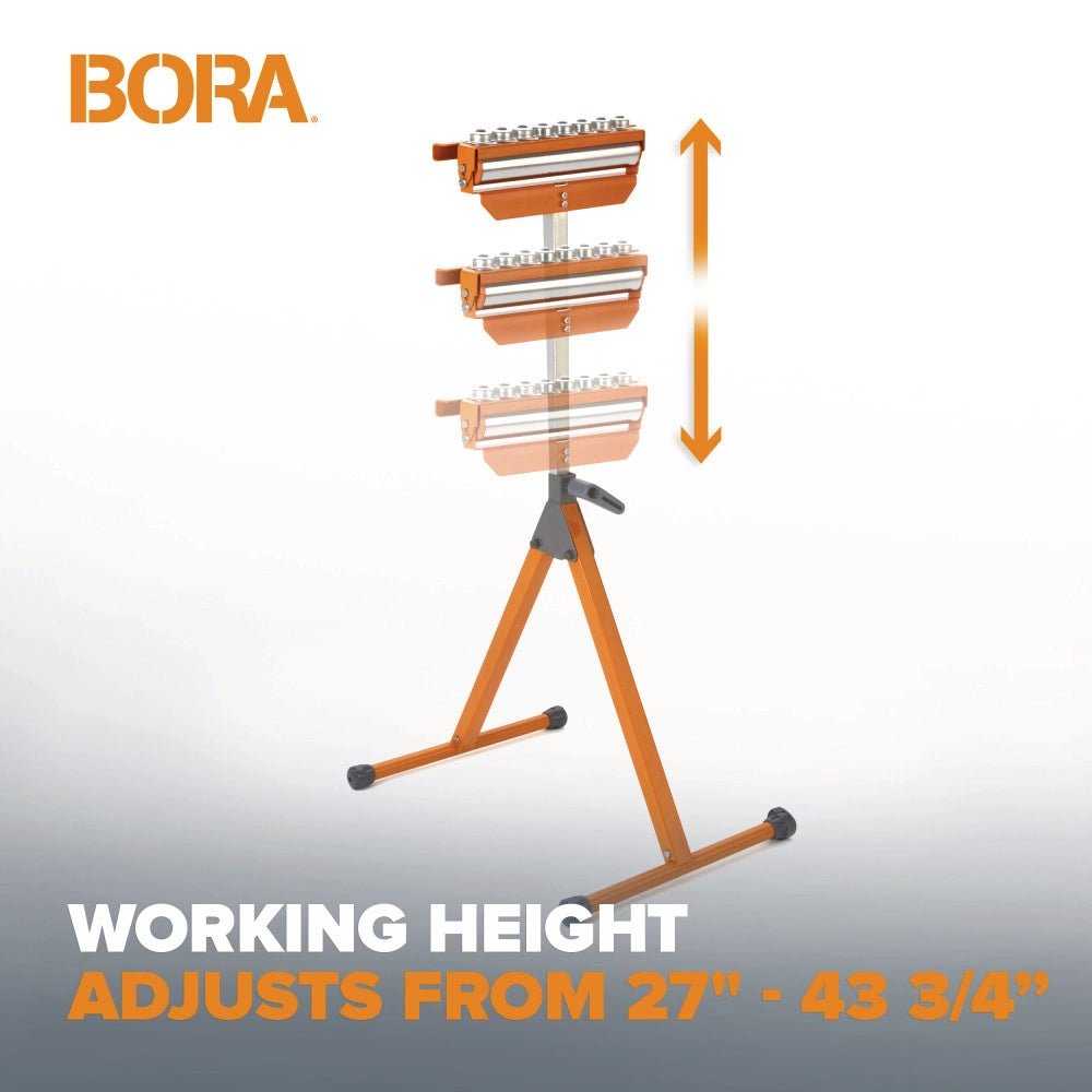 BORA A-frame Pedestal Roller Stand | PM-5093