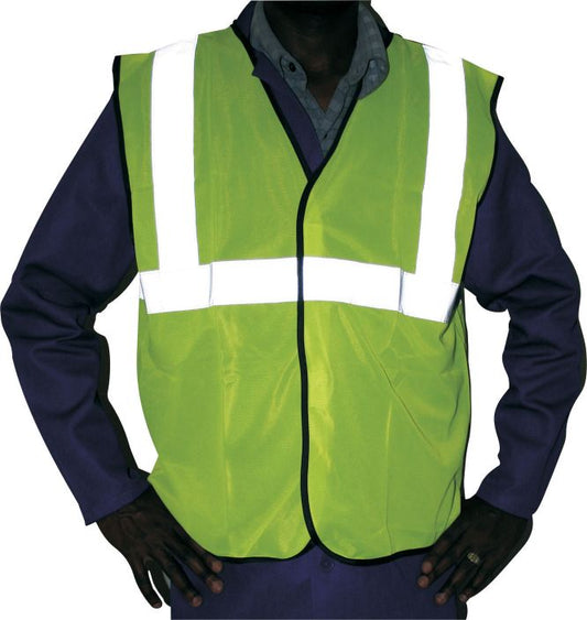 SAFETY MATSAFE WAISTCOAT YEL/GRN