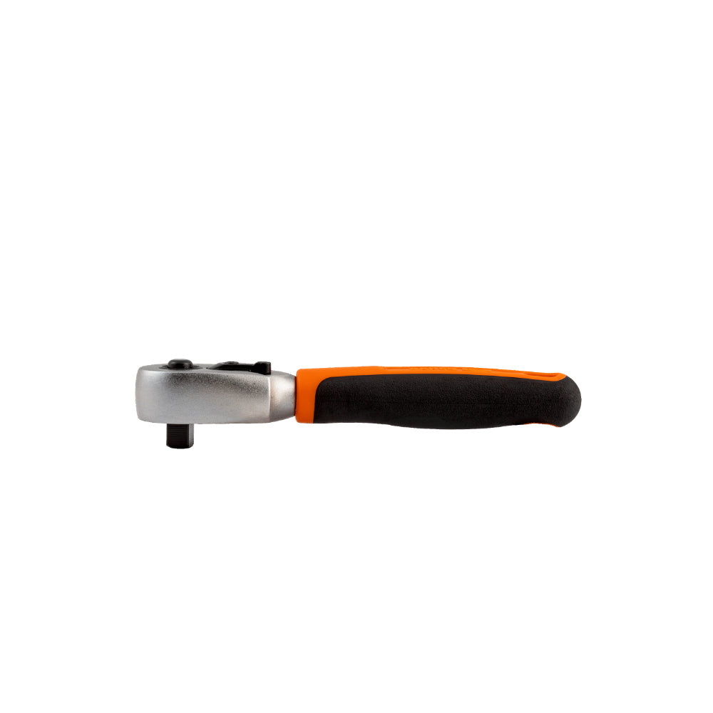 Bahco 1/4" Pear Head Reversible Short Ratchet | SBS61S
