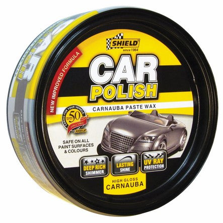 SHIELD CAR POLISH PASTE 200ML SH130 (12
