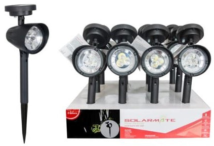 SOLARMATE SPOTLIGHT PLASTIC  5LUM P/12