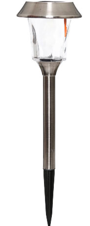 SOLARMATE PATH LIGHT S/STEEL 10LUM P/6