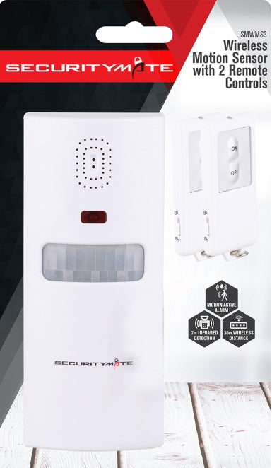 SECURITYMATE W/L MOTIONSENSOR 2XREMOTE