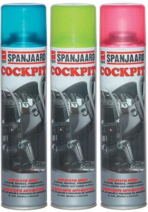 SPANJAARD COCKPIT SPRAY GRN APPLE 300ML