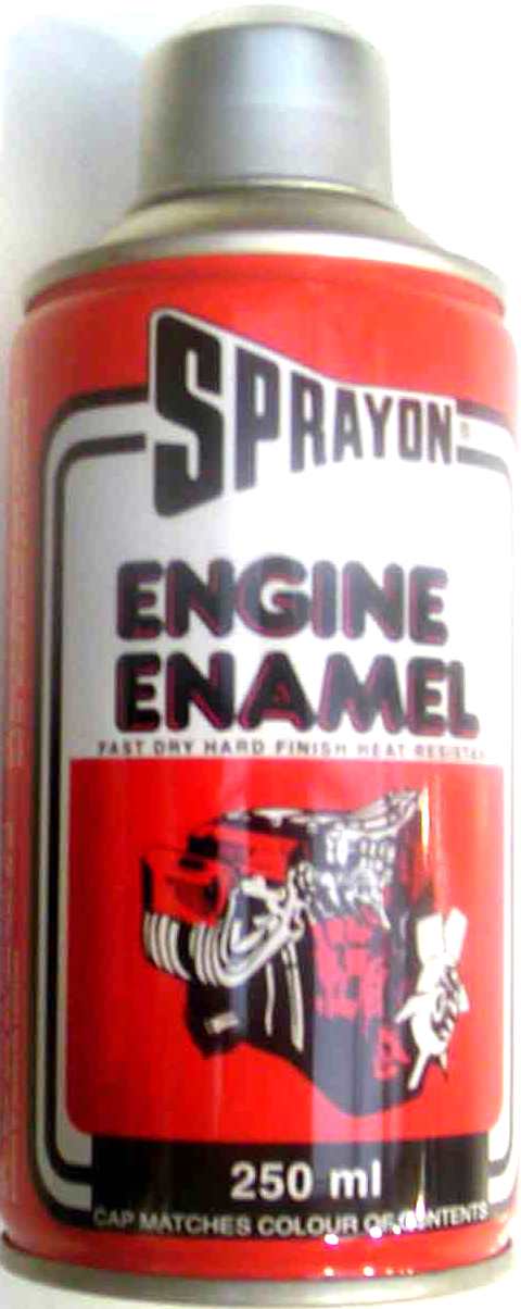 SPRAYON PAINT ENGINE ENAMEL SIGNAL RED