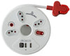 SMARTSOCKET HUB USB SURGE ROUND