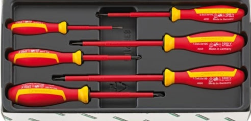 SCREWDRIVER S/WILLE SET ELEC VDE 4695