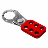 Vinyl Coated Hasp 25mm – Red 6 Holes