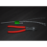 Wirelocks / Cable Seals – 1.5mm x 600mm, Galvanised Steel (Red) (packs of 100)