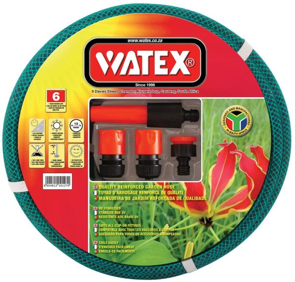 HOSEPIPE WATEX (3/4) 20MMX 20M 6Y W/FIT