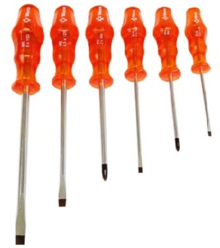 SCREWDRIVER SET WERA B/TIP 8PC 10008