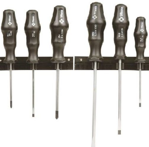 SCREWDRIVER SET WERA BLACK 8PC 1734/8