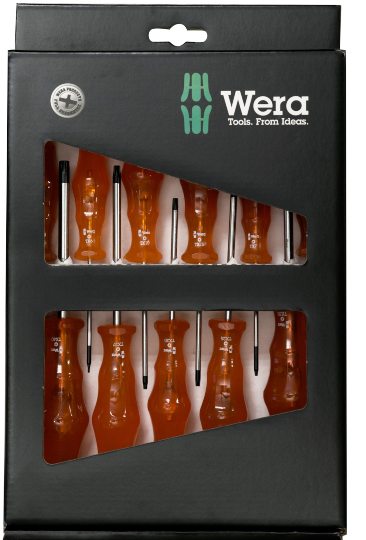 SCREWDRIVER SET WERA TORX 11PC 6334/11