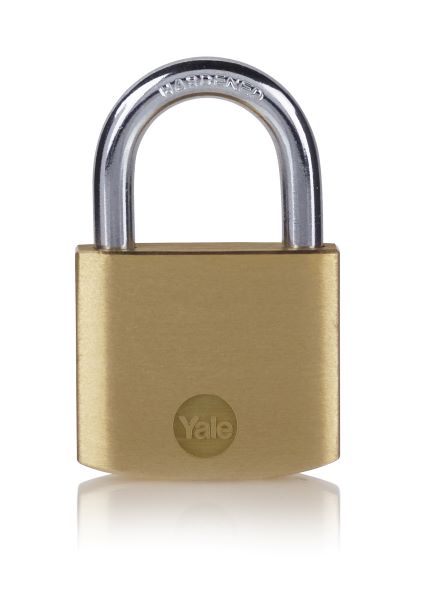 PADLOCK YALE BRASS 40MM Y110B/40/122/1