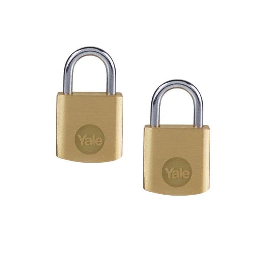 PADLOCK YALE BRASS 40MMP2 Y110B/40/122/2