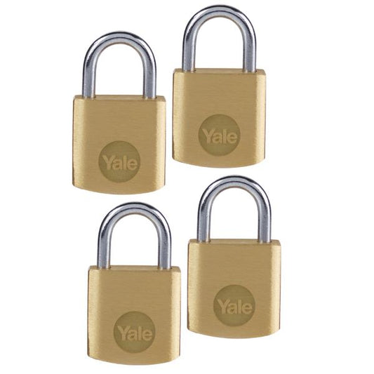 PADLOCK YALE BRASS 40MMP4 Y110B/40/122/4