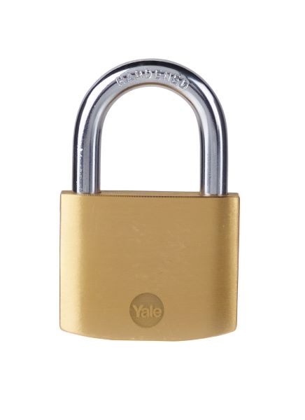 PADLOCK YALE BRASS 50MM Y110B/50/126/1