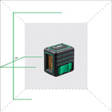ADA Cube Mini Green Cross-Line Laser | A00498