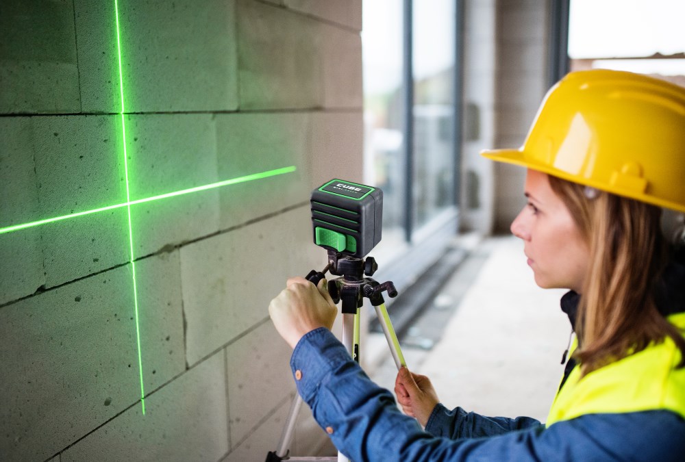 ADA Cube Mini Green Cross-Line Laser | A00498