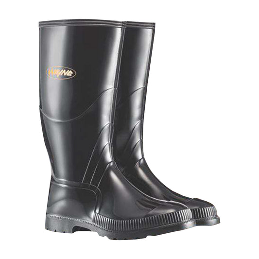 Bata Black Gum Boots Size 8 (Nstc) Special