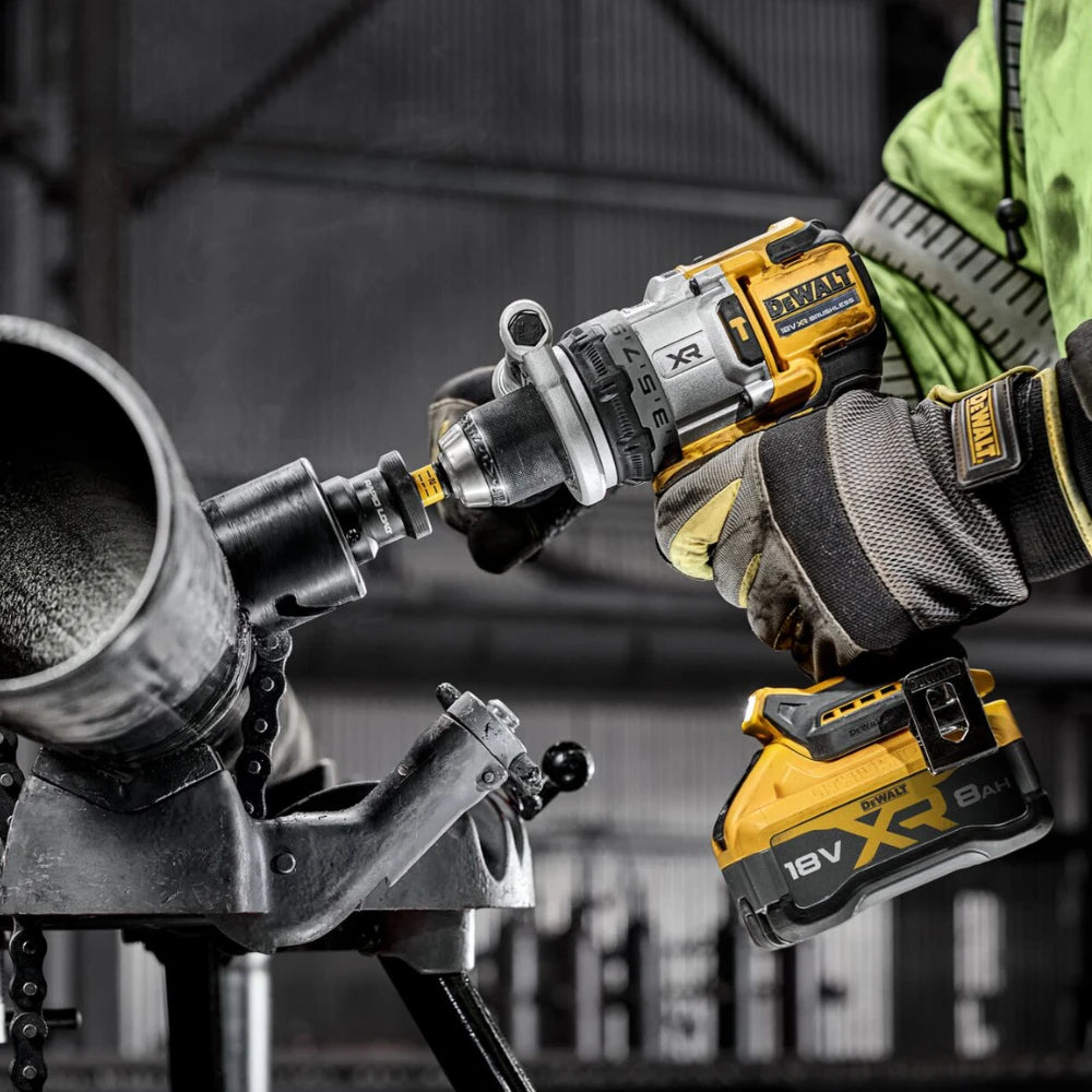 DEWALT 18V Brushless Hammer Drill Driver 8Ah  | DCD1007WW1T