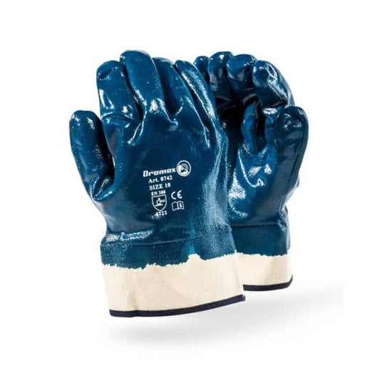 0742 Nitrile Coated Safety Cuff Gloves