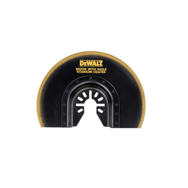 DEWALT Titanium Semi-Circle Flush Saw Blade for Multi-Tool 100mm | DT20711