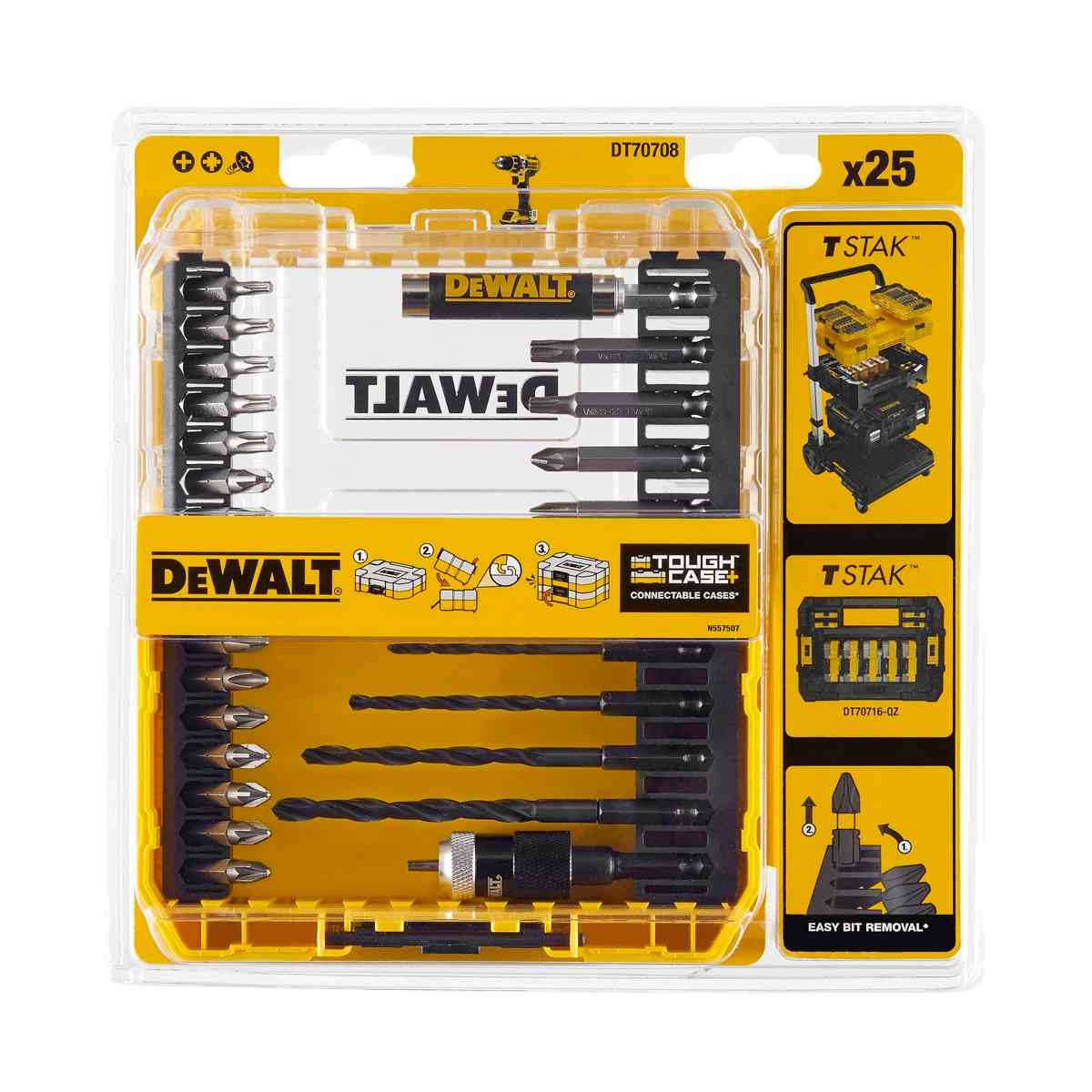 DEWALT 25 Pc Drill Drive Set in Tough Case | DT70708