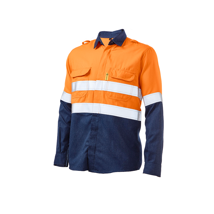 Modacrylic Hi-Viz Two Tone Shirt