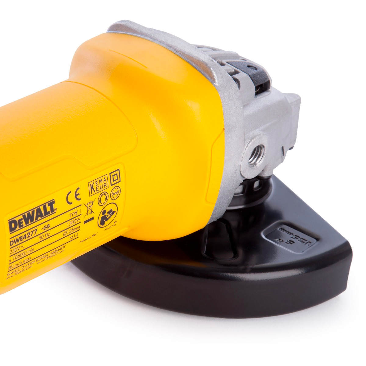 DEWALT Angle Grinder 125mm 1500W Deadman| DWE4277