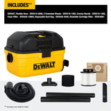 DEWALT Portable 15L Wet Dry Vacuum Cleaner | DXV15T