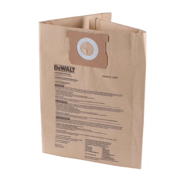 DEWALT Standard Dust Bag for 23 - 38L Wet Dry Vacuum | DXVA19-4201