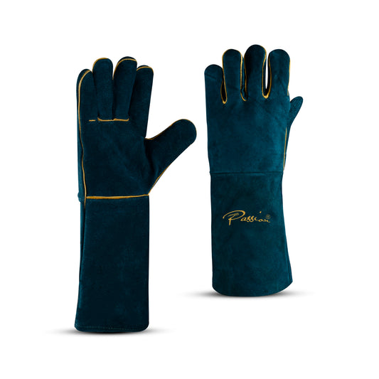Green Lined Shoulder Length Gloves Size (16 Cuff)