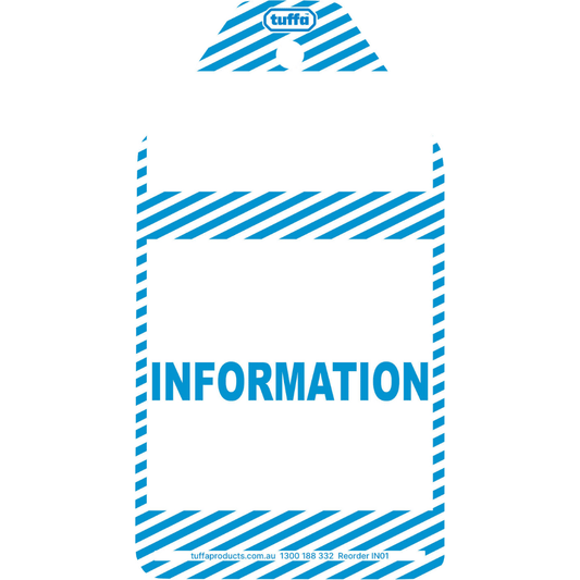Information Tuffa Tags (packs of 100)