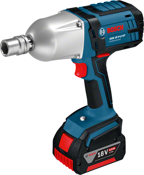 Bosch Professional Cordless Impact Wrench GDS 18 V-LI HT | 18.0 V, 0-1,900 rpm
