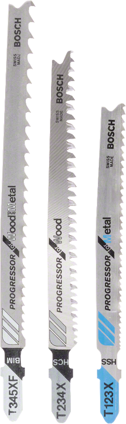 Bosch Professional Progressor for Wood and Metal Jigsaw Blade Pack, 3-Pieces …