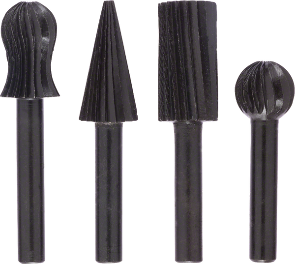 Bosch Professional Freehand Router Bit Set, 4-Pieces | Accessory Sets