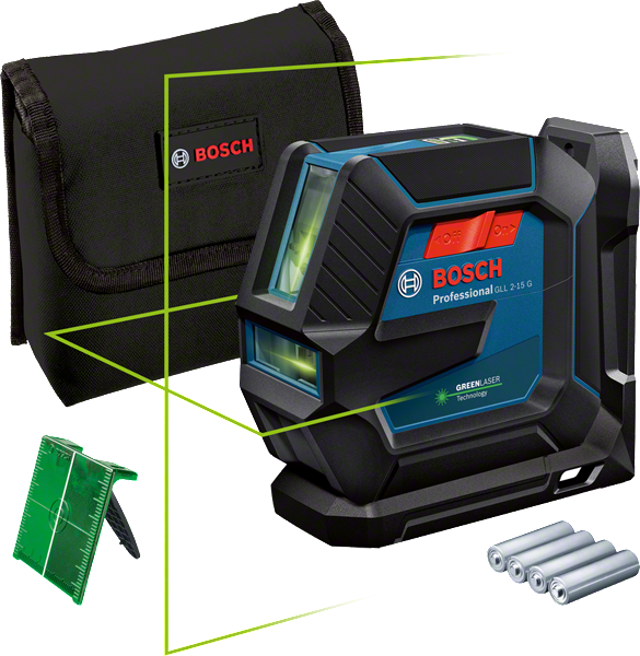 Bosch Professional Line Laser GLL 2-15 G | ± 0.3 mm/m