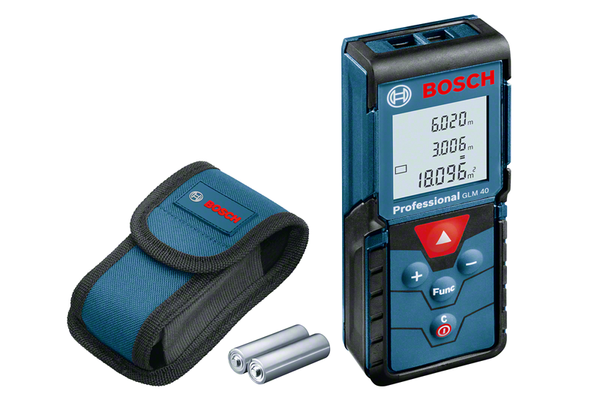Bosch Professional Laser Measure GLM 40 | IP 54, 635 nm, < 1 mW