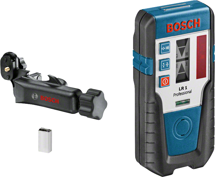 Bosch Professional Laser Receiver LR 1 | IP 65, 1 x 9 V 6LR61 Block