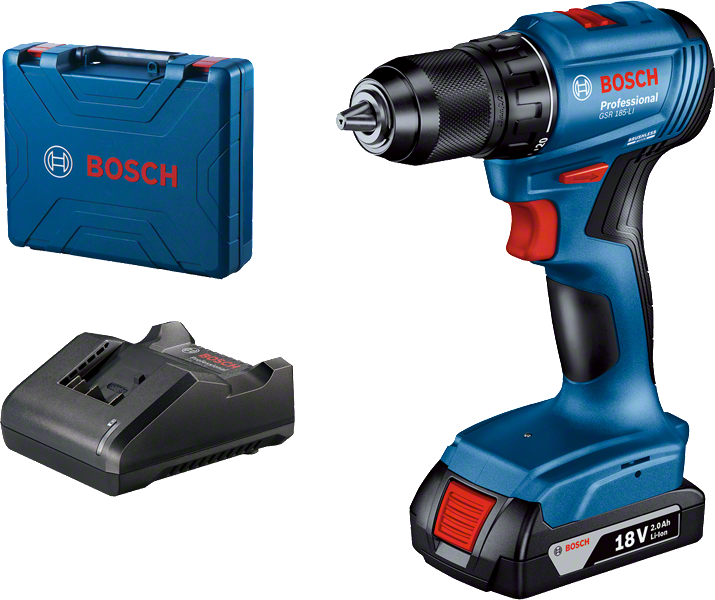 Bosch Professional Cordless Drill Driver GSR 185-LI | 18.0 V