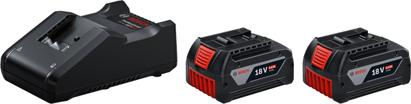 Bosch Professional Starter Set 2 x GBA 18V 4.0Ah + GAL 18V-40 | 18.0 V