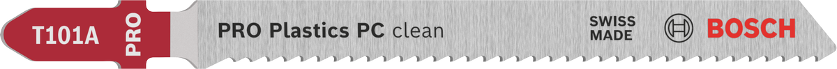 Bosch Professional Pro Plastics Pc Clean Plastics PC clean T101A Jigsaw Blade